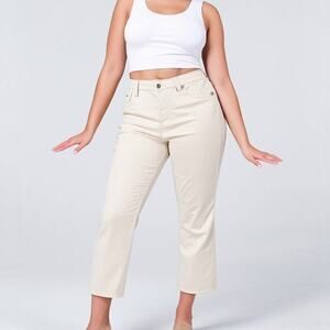 Miss Me Light Peach Cropped Jeans Size 29 Y2K 2000s Retro